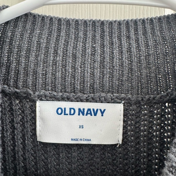 Old Navy Mock neck Gray Women's Sweater in graphite color - Picture 4 of 7
